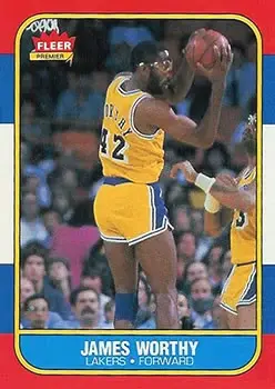 1986-87 Fleer #131 James Worthy