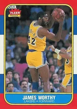 1986-87 Fleer #131 James Worthy