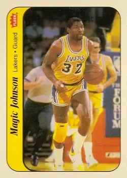 1986-87 Fleer #7 Stickers Magic Johnson
