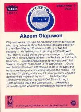 Hakeem Olajuwon back