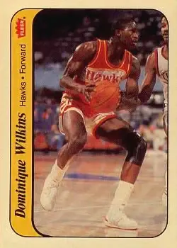 1986-87 Fleer #11 Stickers Dominique Wilkins