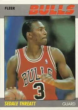1987-88 Fleer #110 Sedale Threatt