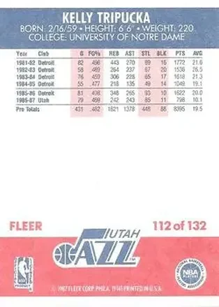 Kelly Tripucka 裏面