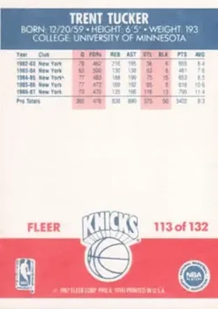 Retro di Trent Tucker