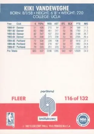 Kiki Vandeweghe Rückseite