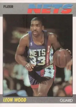 1987-88 Fleer #127 Leon Wood
