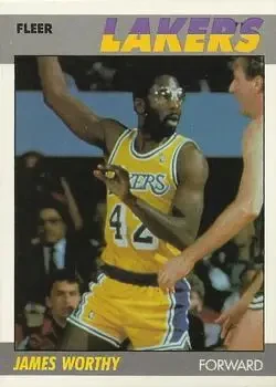 1987-88 Fleer #130 James Worthy