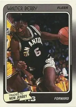1988-89 Fleer #102 Walter Berry