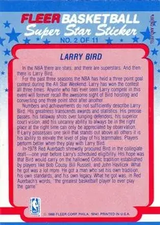 Larry Bird back