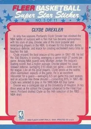 Clyde Drexler back