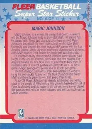 Reverso de Magic Johnson