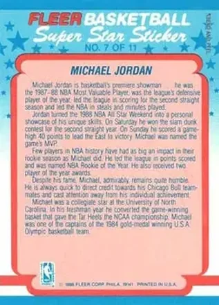 Michael Jordan back