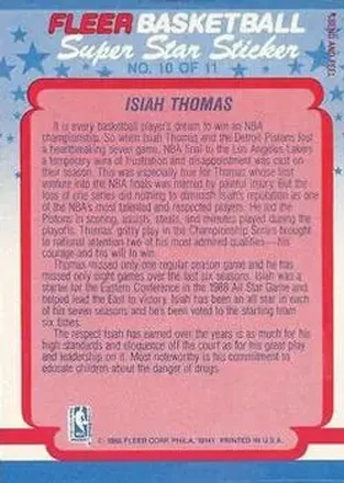 Isiah Thomas back