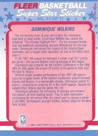 Tył: Dominique Wilkins