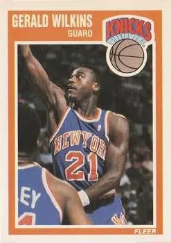 1989-90 Fleer #107b Gerald Wilkins