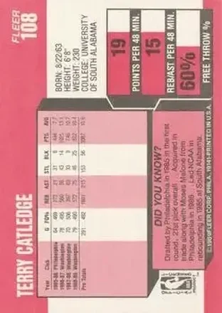 Terry Catledge Rückseite