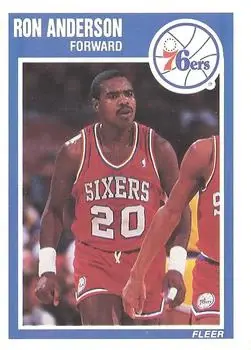 1989-90 Fleer #112 Ron Anderson