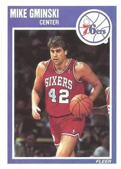 1989-90 Fleer #116 Mike Gminski