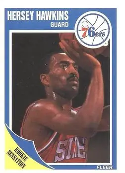 1989-90 Fleer #117 Hersey Hawkins