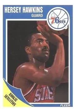 1989-90 Fleer #117 Hersey Hawkins