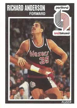 1989-90 Fleer #126 Richard Anderson