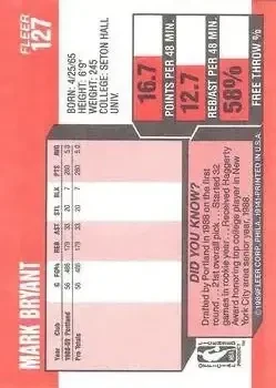 Back of Mark Bryant