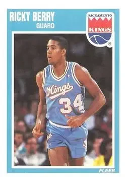 1989-90 Fleer #134 Ricky Berry