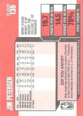 Verso de Jim Petersen