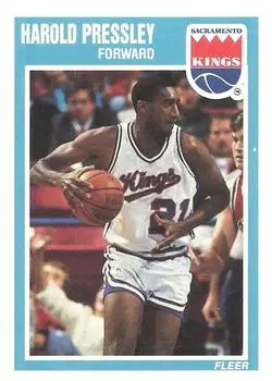 1989-90 Fleer #137 Harold Pressley