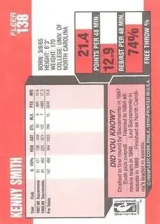 Kenny Smith 裏面