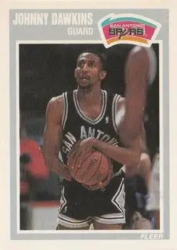 1989-90 Fleer #143 Johnny Dawkins