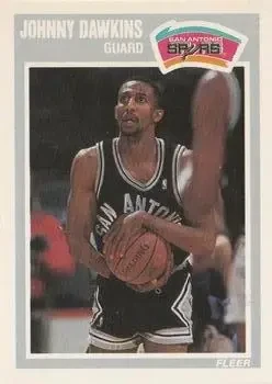1989-90 Fleer #143 Johnny Dawkins