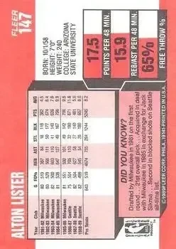 Back of Alton Lister