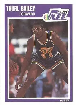 1989-90 Fleer #151 Thurl Bailey