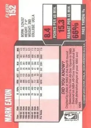Mark Eaton back