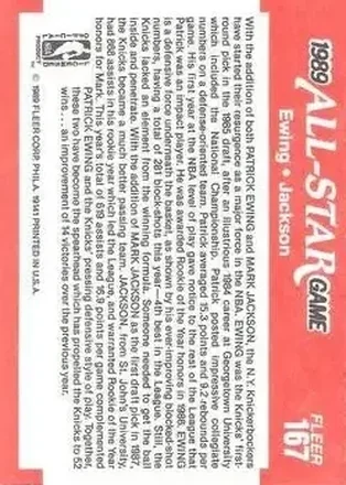 Card #167 back