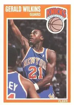 1989-90 Fleer #107 Gerald Wilkins