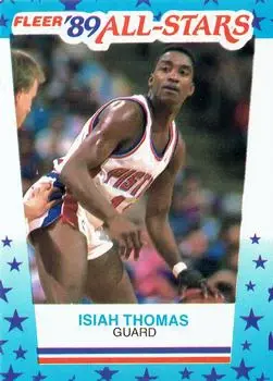 1989-90 Fleer #6 Stickers Isiah Thomas