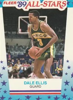 1989-90 Fleer #8 Stickers Dale Ellis