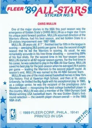 Chris Mullin 裏面