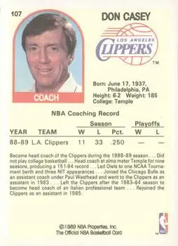 Back of Don Casey