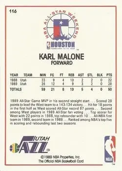Back of Karl Malone