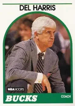 1989-90 Hoops #126 Del Harris