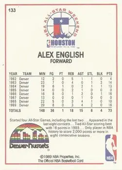 Back of Alex English