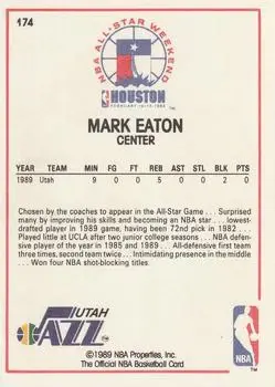 Back of Mark Eaton