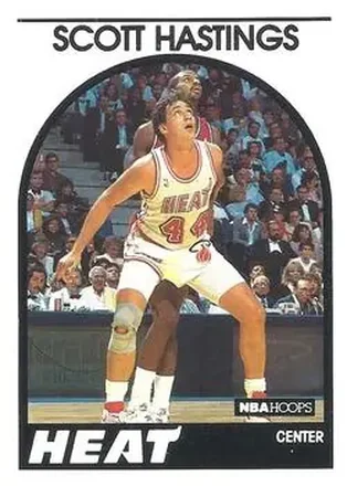 1989-90 Hoops #176 - Scott Hastings - Miami Heat