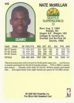 Back of Nate McMillan