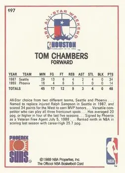 Back of Tom Chambers