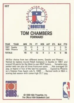 Back of Tom Chambers