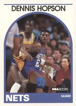 1989-90 Hoops #199 Dennis Hopson